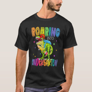 Roaring Kindergarten Dinosaur Rex Back To School B T-Shirt