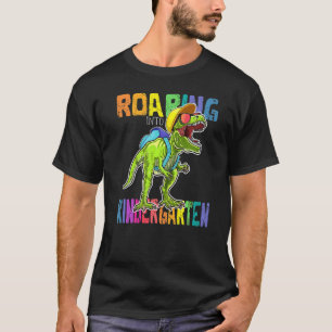 Roaring Kindergarten Dinosaur Rex Back To School T-Shirt