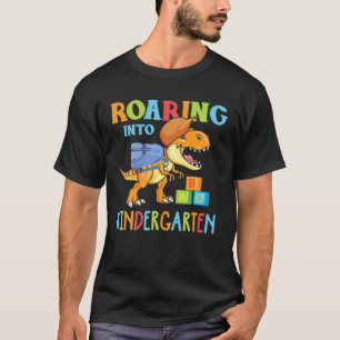 Roaring Kindergarten Dinosaur T Rex Back To School T-Shirt