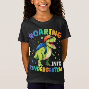 Roaring Kindergarten Dinosaur T Rex Back To School T-Shirt