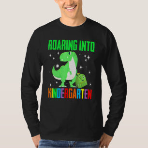 Roaring Kindergarten Dinosaur T Rex Back to School T-Shirt