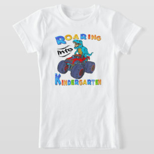 Roaring Kindergarten Dinosaur T Rex Back To School T-Shirt