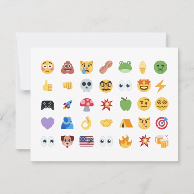 Roaring Kitty 35 Emoji Timeline GME MOASS DFV meme Invitation (Front)