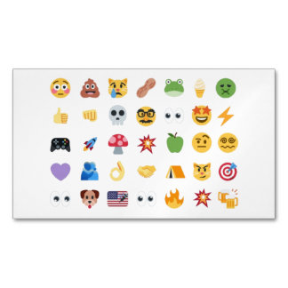 Roaring Kitty 35 Emoji Timeline GME MOASS DFV meme Magnetic Business Card