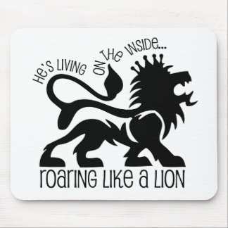 Roaring Like A Lion Mouse Pad