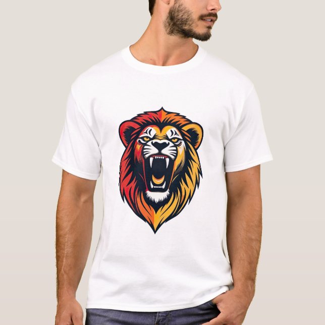 Roaring Lion Emblem T-Shirt (Front)