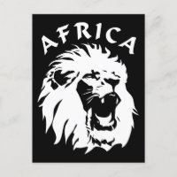 Roaring Lion Face | Africa