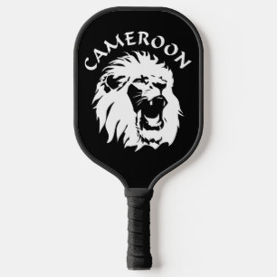 Roaring Lion Face - Cameroon Pickleball Paddle