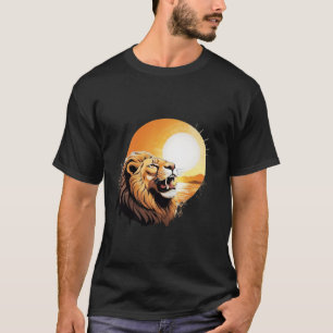 Roaring Lion Graphic Coastal Sunset T-Shirt