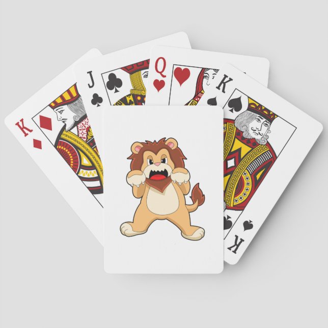 Roaring Lion.PNG Playing Cards (Back)