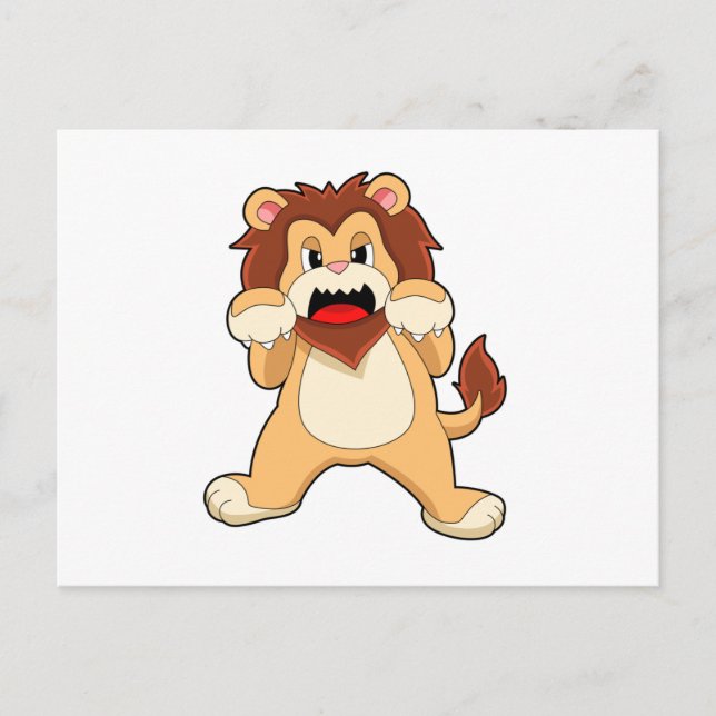 Roaring Lion.PNG Postcard (Front)