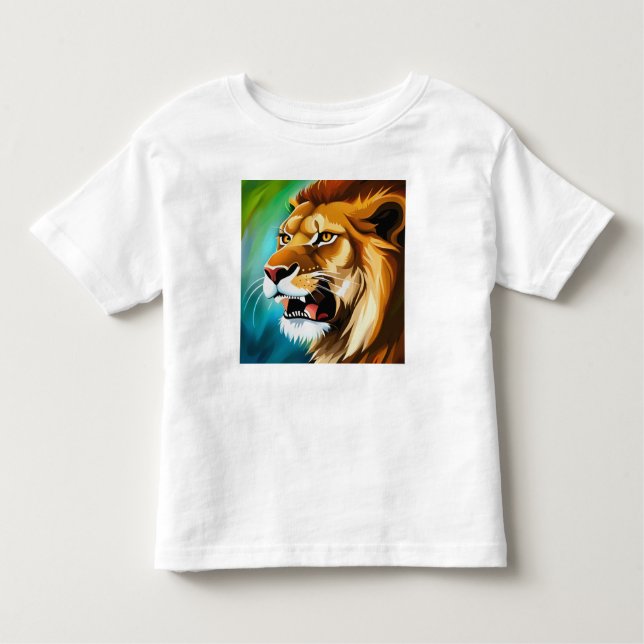 Roaring Lion Side Posed Portrait-57566 Toddler T-Shirt (Front)