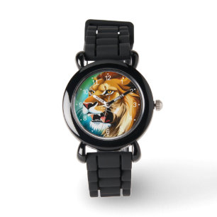 Roaring Lion Side Posed Portrait-57566 Watch