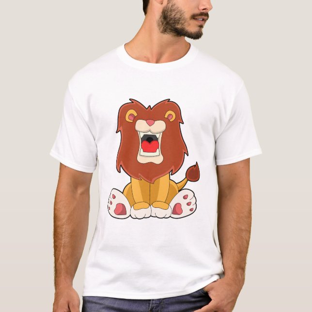 Roaring lion T-Shirt (Front)