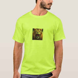 Roaring Majesty: Premium Lion Print T-Shirt