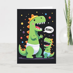 Roaring Mothers Day Reptile Love Card