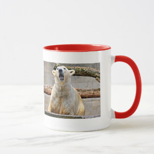 Roaring Polar Bear Morning Mug