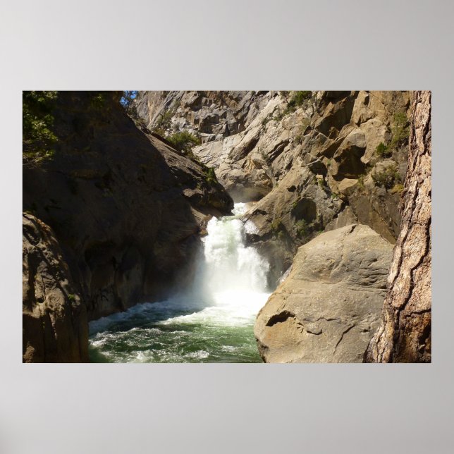 Roaring River Falls at Kings Canyon National Park Poster (Front)