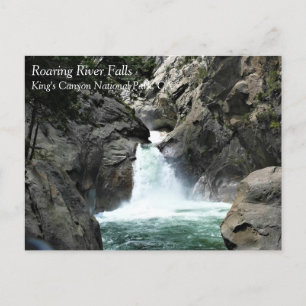 Roaring River Falls, King's Canyon, CA Postcard