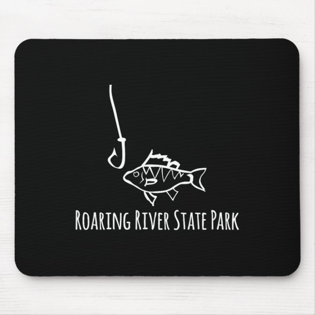 Roaring River State Park Funny Fishing Fish Fish H Mouse Pad (Front)