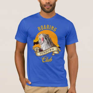 Roaring Sundown Club Sabertooth Tiger T-Shirt