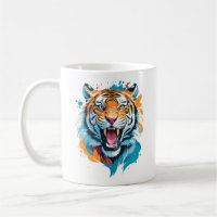 Roaring Tiger Face