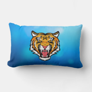 Roaring Tiger Head-25818 Lumbar Cushion