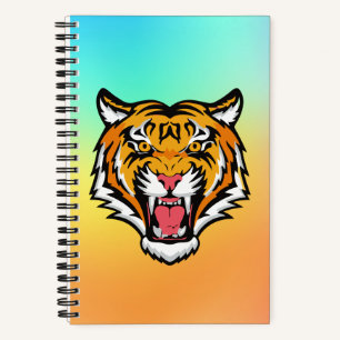 Roaring Tiger Head-25818 Notebook