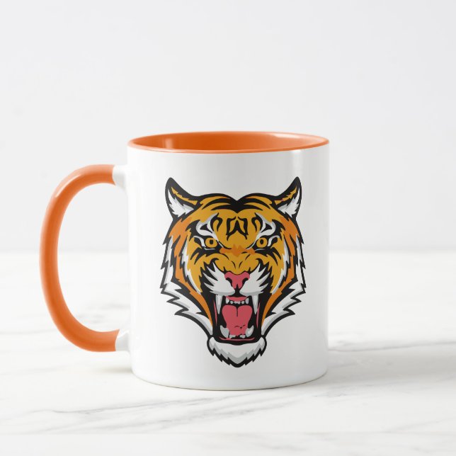 Roaring Tiger Head-25818 Travel Mug (Left)