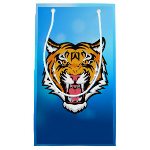 Roaring Tiger Head-25818 Travel Mug Small Gift Bag