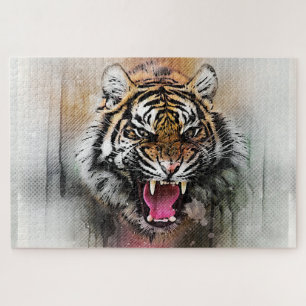 Roaring Tiger Jigsaw Puzzle