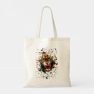 Roaring Tiger Power Design Fierce Jungle Big Cat Tote Bag