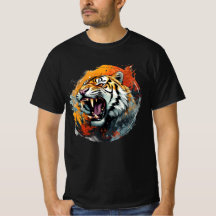Roaring Tiger T-shirt - Intense colors