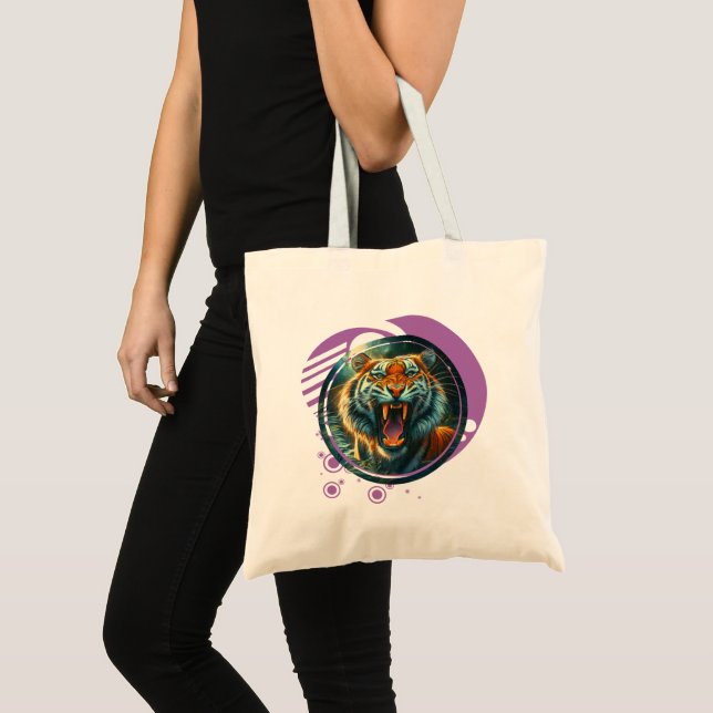 Roaring Tiger Tote Bag (Front (Product))