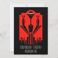 Roaring Twenties Art Deco Gangster Birthday