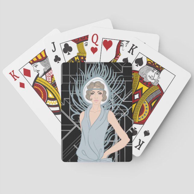 Roaring Twenties Art Deco Playing Cards (Back)