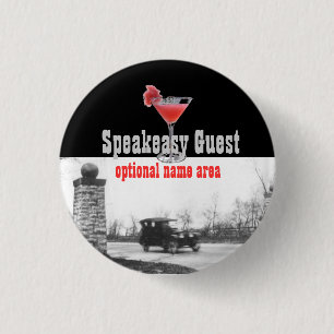 Roaring Twenties Party Souvenir 3 Cm Round Badge