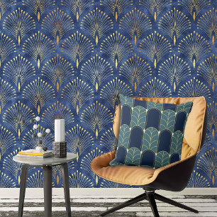 Roaring Twenties Revival Geometric Cushion