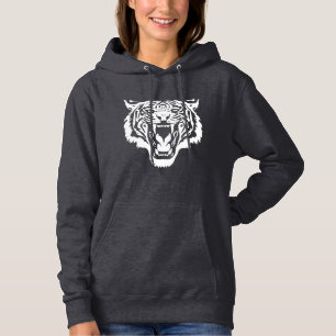 Roaring White Tiger Hoodie