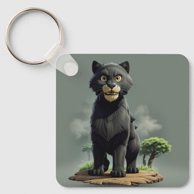 Roaring Wild Key Ring (Front)