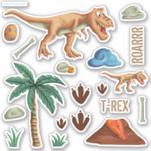Roarrr Dinosaur T-Rex Animal Prints Theme