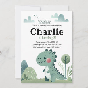 Roarsome Dino Birthday – Invitation