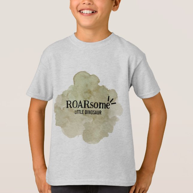 Roarsome Little Dinosaur Party T-shirt (Front)
