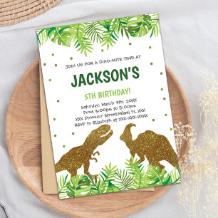 Roarsome Party Card for Boys or Girls