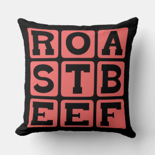 Roast Beef, Sandwich Meat Cushion