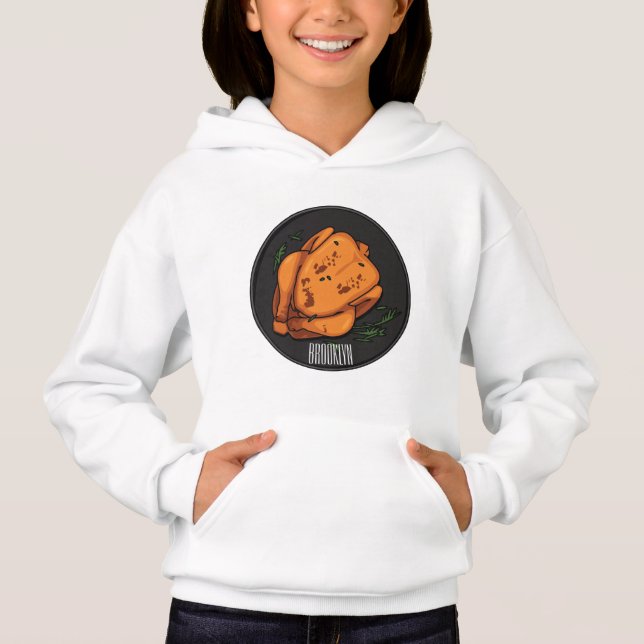 Roast chicken cartoon illustration (Front)