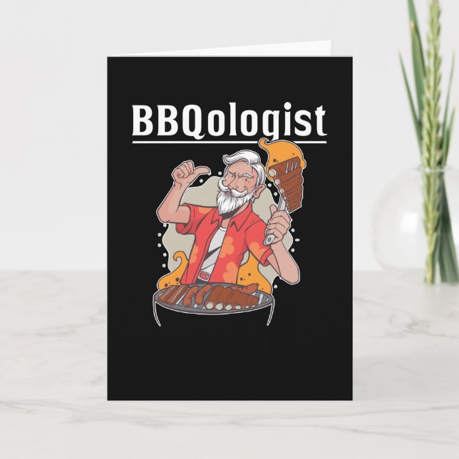 Roast Grill Master Grilling Grilling Barbecue Card (Front)