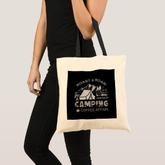 Roast & Roam-A Camping Coffee Affair Design Tote Bag