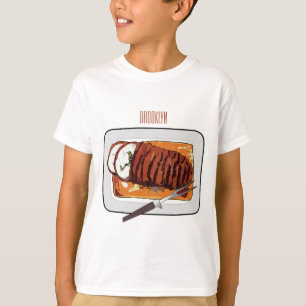 Roast turkey breast cartoon illustration T-Shirt