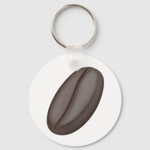 Roasted Arabica coffee bean Key Ring